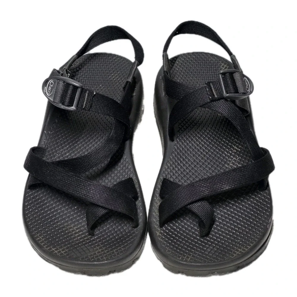 Chaco Mens Size 8‎ Yampa Vibram Sandals Black Slingback Water Shoes Hiking